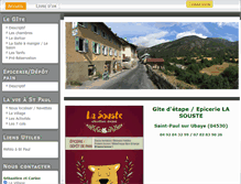 Tablet Screenshot of gitelasouste.com